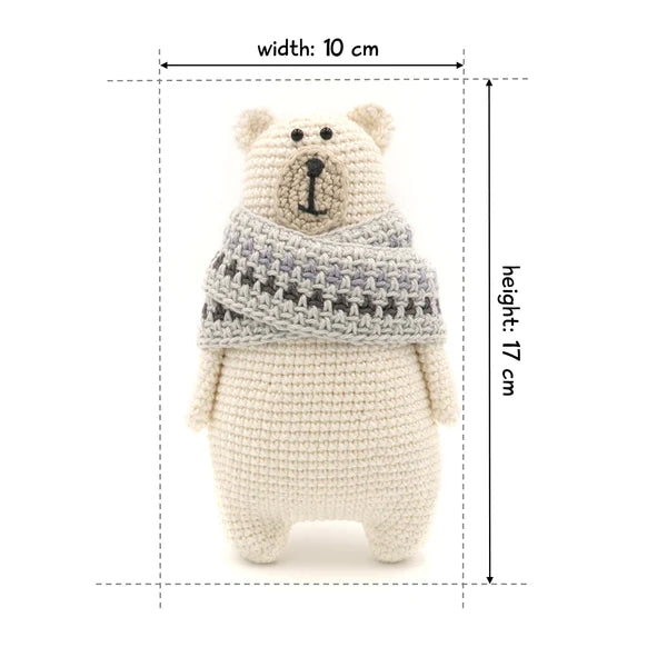 stuffed polar bear pattern